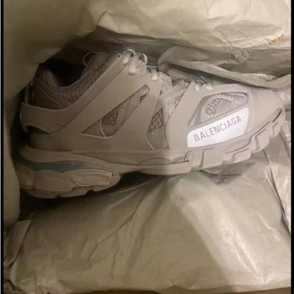 Balenciaga Light Gray Athletic Shoes